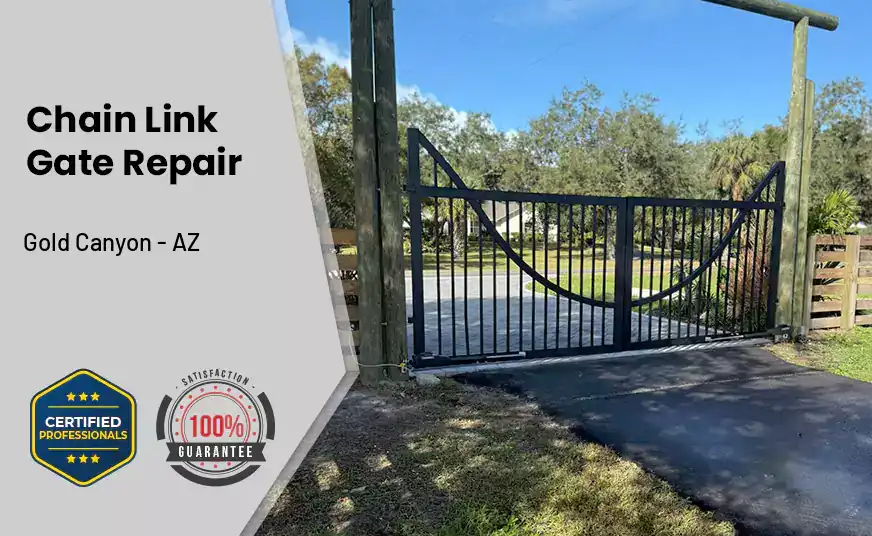 Chain Link Gate Repair Gold Canyon - AZ