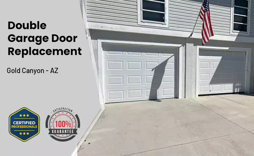 Double Garage Door Replacement Gold Canyon - AZ